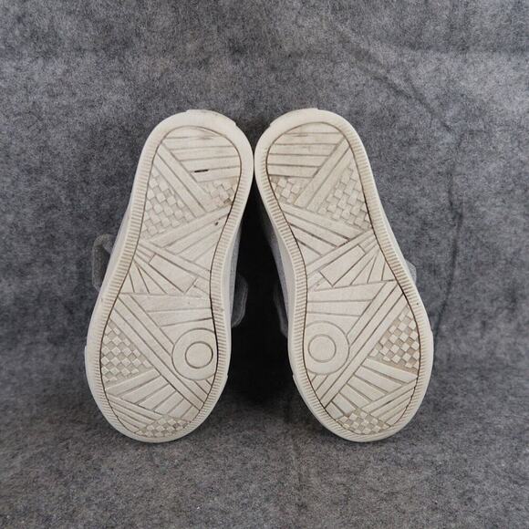 Funky Monkey Shoes Kids 9 Slip On Sneakers Bow Grey Girls Trainer Casual Comfort - Picture 11 of 13